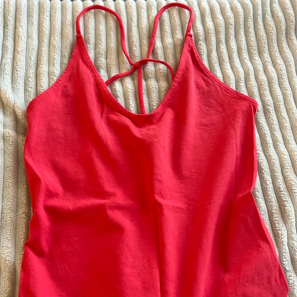 Red Bodysuit with open back